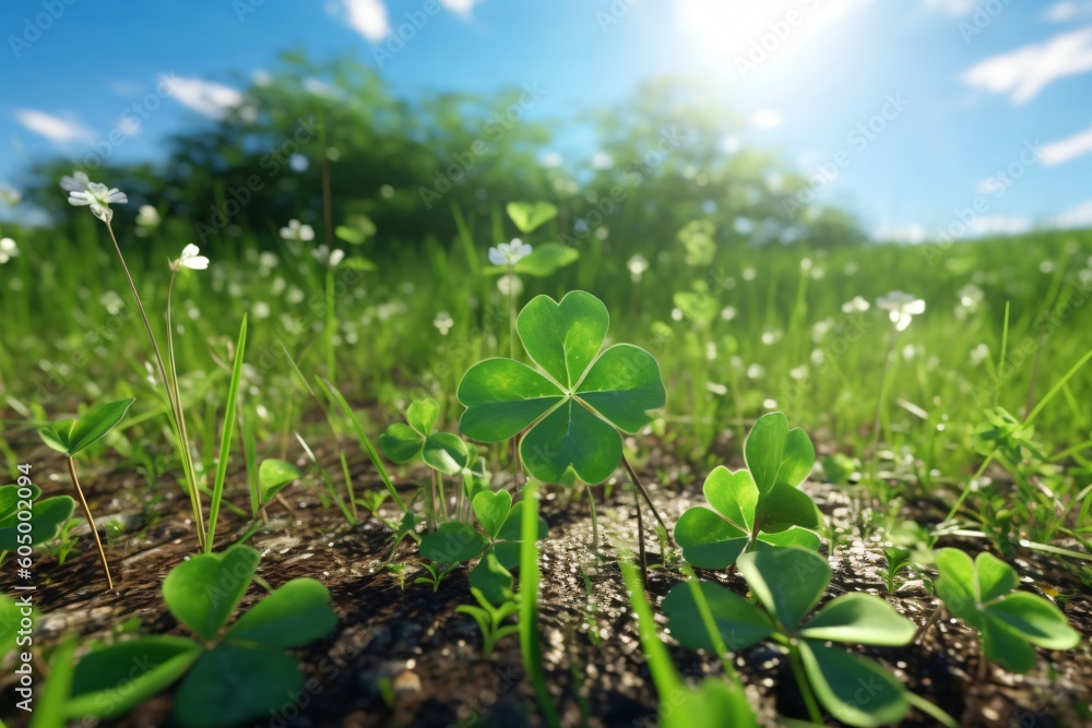 A clover leaf A clover leaf