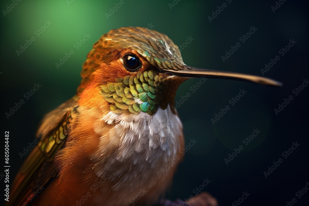 Fototapeta premium Close up of a hummingbird