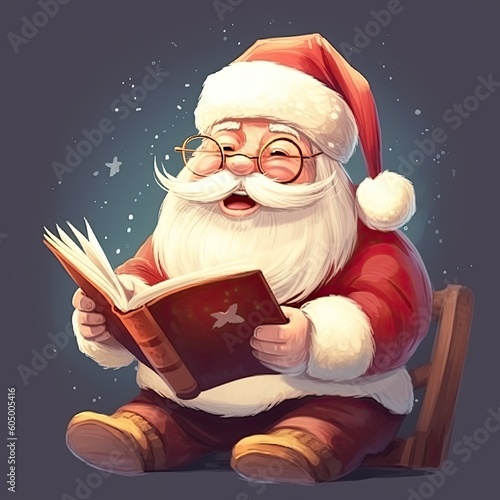 illustration of a santa claus