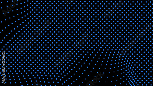Dome-shaped protrusion part seine by stretching mesh for the illusion three-dimensional deformation of the surface. Screen media video trippy. Mesh LCD display. Scale size different hole space.