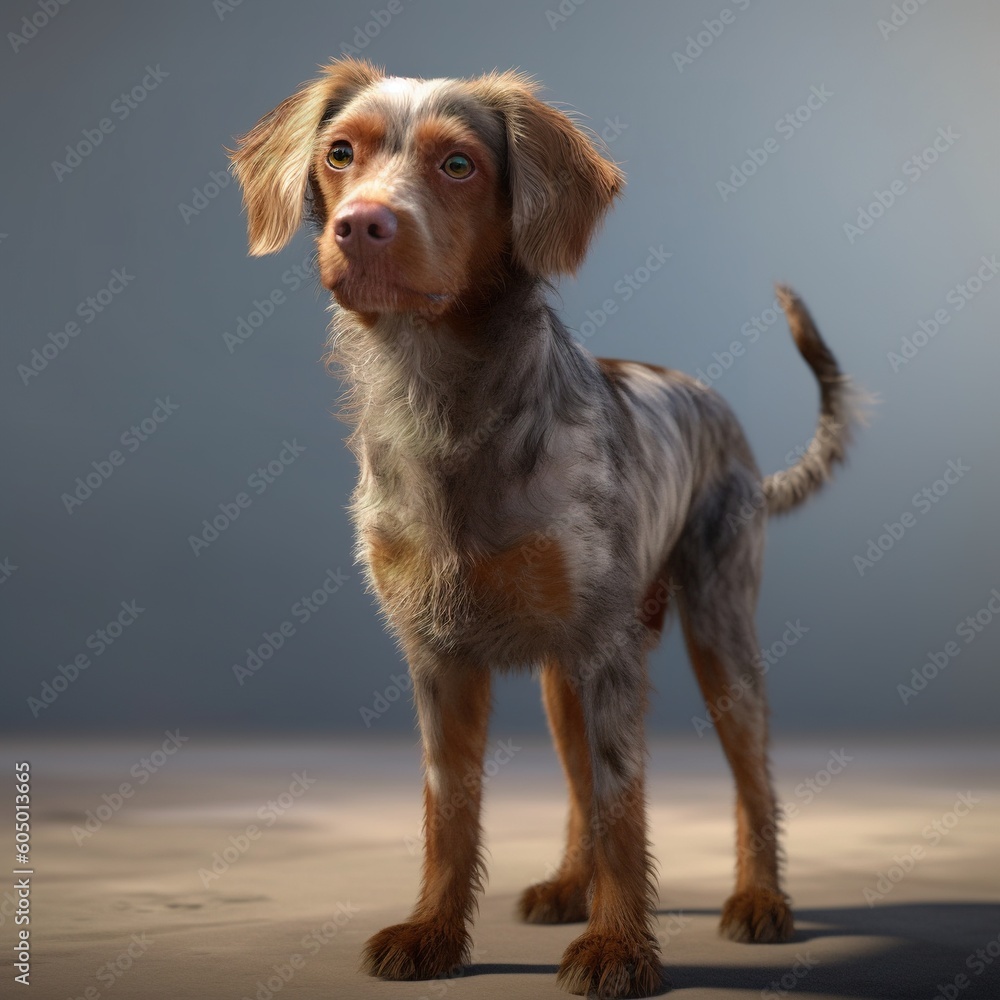 Dog. Generated by AI