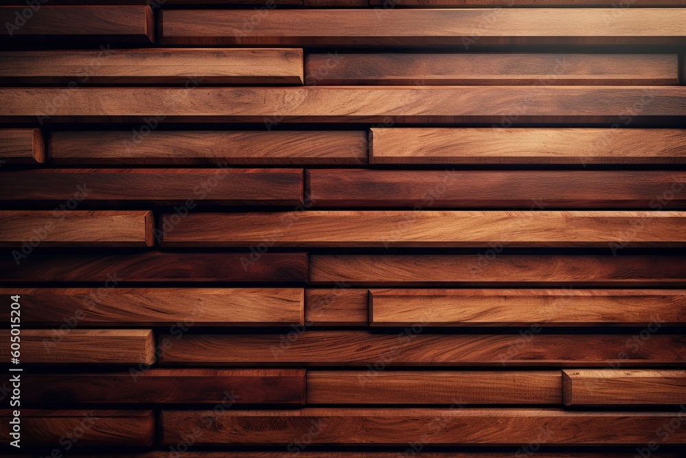 Wooden slats texture for interior decoration, Texture wallpaper background, backdrop Texture for Architectural 3D rendering. Generative AI Wooden slats texture for interior decoration, Texture wallpaper background, backdrop Texture for Architectural 3D rendering. Generative AI