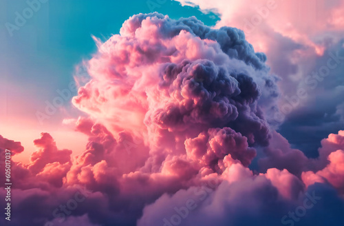 a purple and pink cloud in the sky, in the style of animated gifs