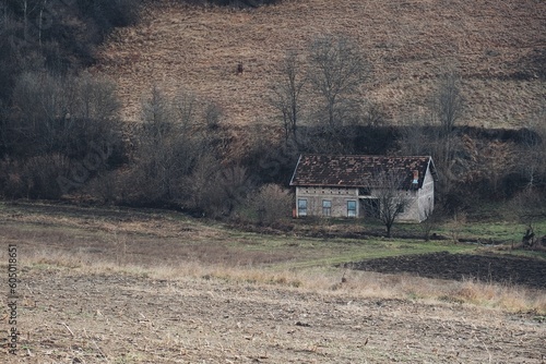 Abandoned farm house
