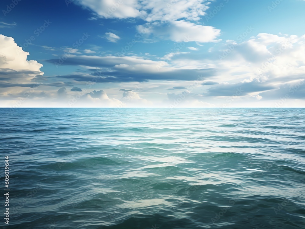 Fototapeta premium Endless Summer Horizons at Sea