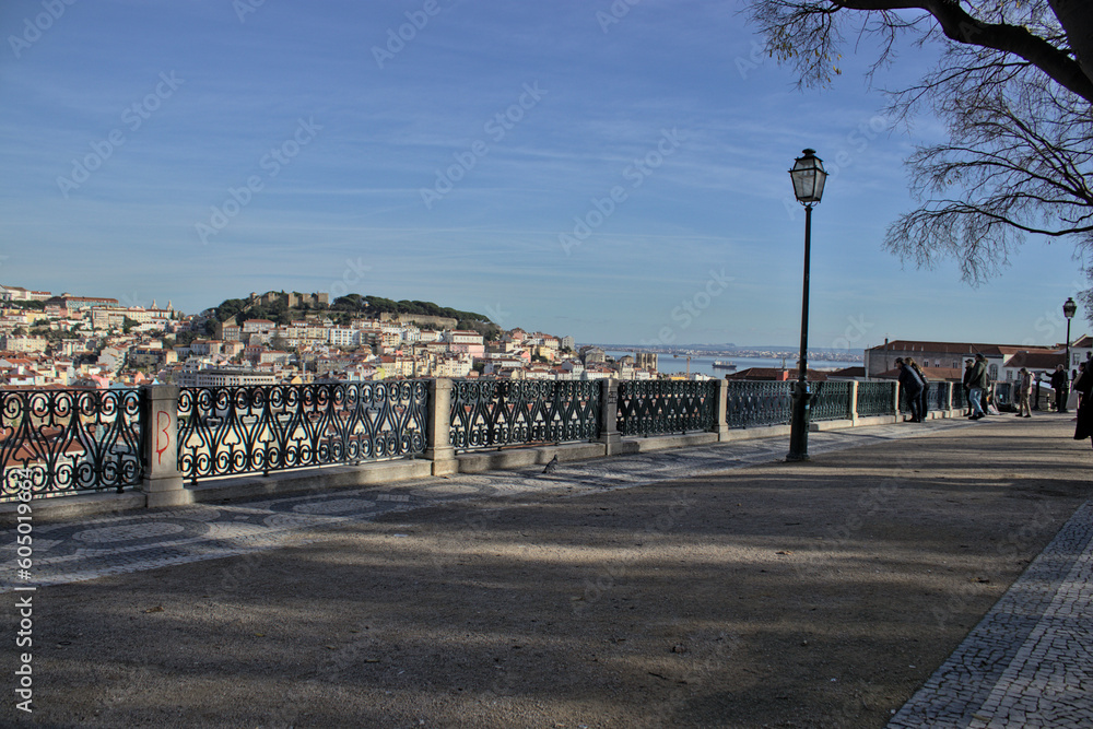 Vista parcial da cidade de Lisboa
