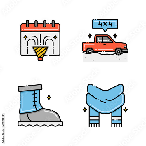 Winter Season logo design inspiration