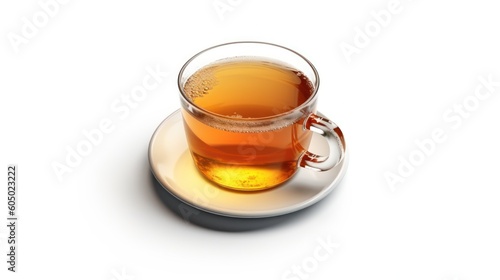 Cup of hot tea. Generative AI