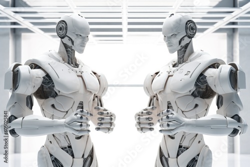 Humanlike-robot Generative AI © ChaoticMind