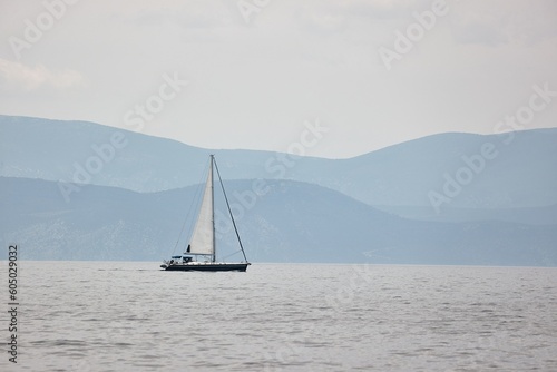 Sailing boat in the distance