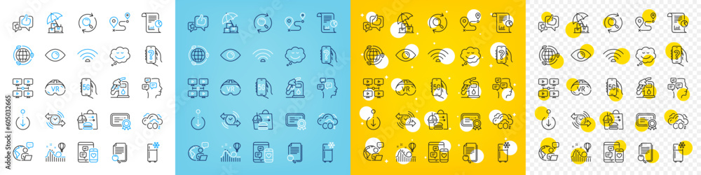 Vector icons set of Outsource work, Roller coaster and Certificate line icons pack for web with Help app, 5g internet, Petrol station outline icon. Timer, Social media, Search file pictogram. Vector Vector icons set of Outsource work, Roller coaster and Certificate line icons pack for web with Help app, 5g internet, Petrol station outline icon. Timer, Social media, Search file pictogram. Vector