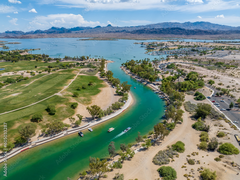 Lake Havasu London Bridge Aerial