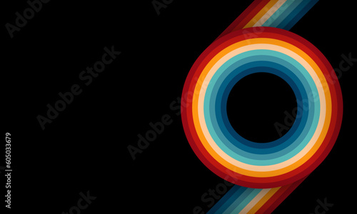 Vintage Striped Backgrounds, Posters, Banner Samples, Retro Colors from the 1970s 1900s, 70s, 80s, 90s. retro vintage 70s style stripes background poster lines. shapes vector design graphic 1980s