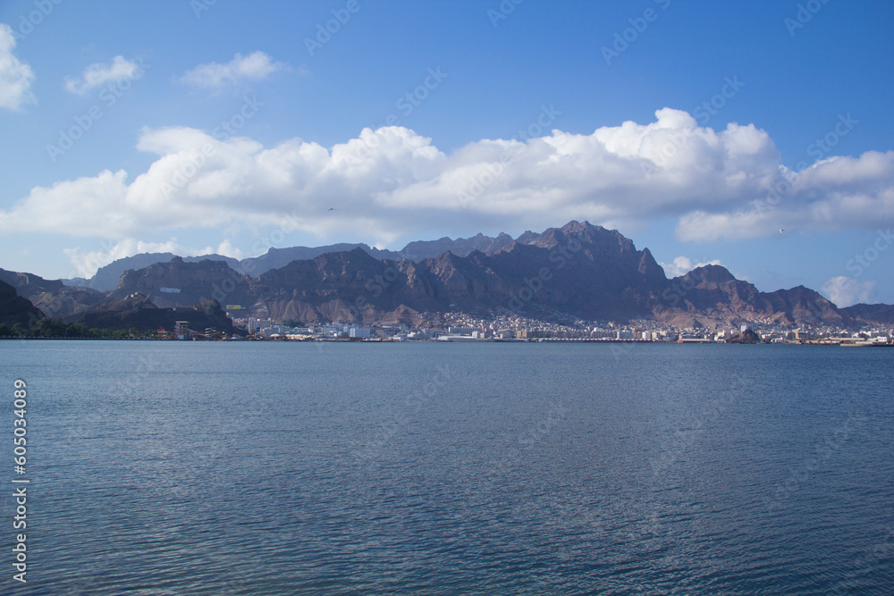 View of the coastal part of the city of Aden, Yemen