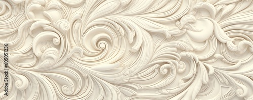 an ornamental Abstract Horizontal background, carved and engraved in ivory. Liquid flow texture. Fluid art Abtract-themed, photorealistic illustrations in JPG. 10:4 aspect. Generative AI