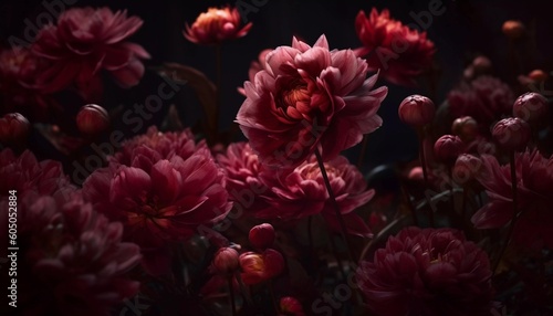 Wallpaper Mural Beautiful flowers, AI generated Torontodigital.ca