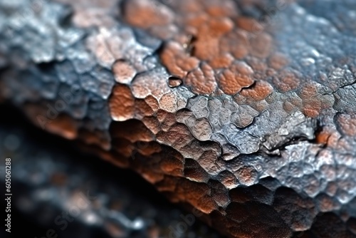 Closeup old rusty iron steel 