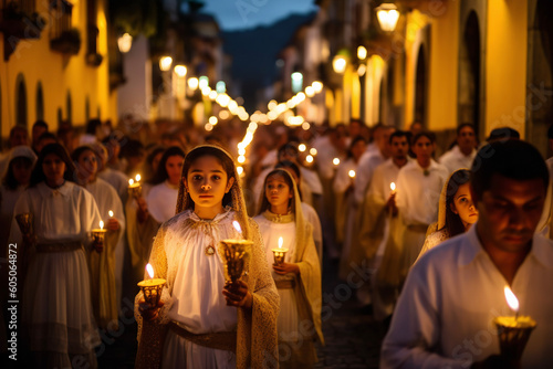 Semana Santa (Holy Week) in Colombia by Generative AI
