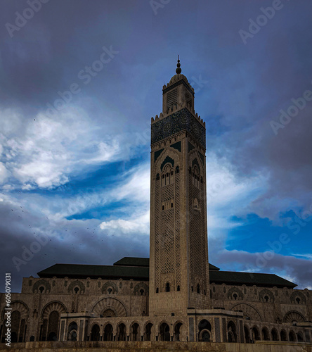 Leinwand Poster Moschea Mohammed V, Casablanca.