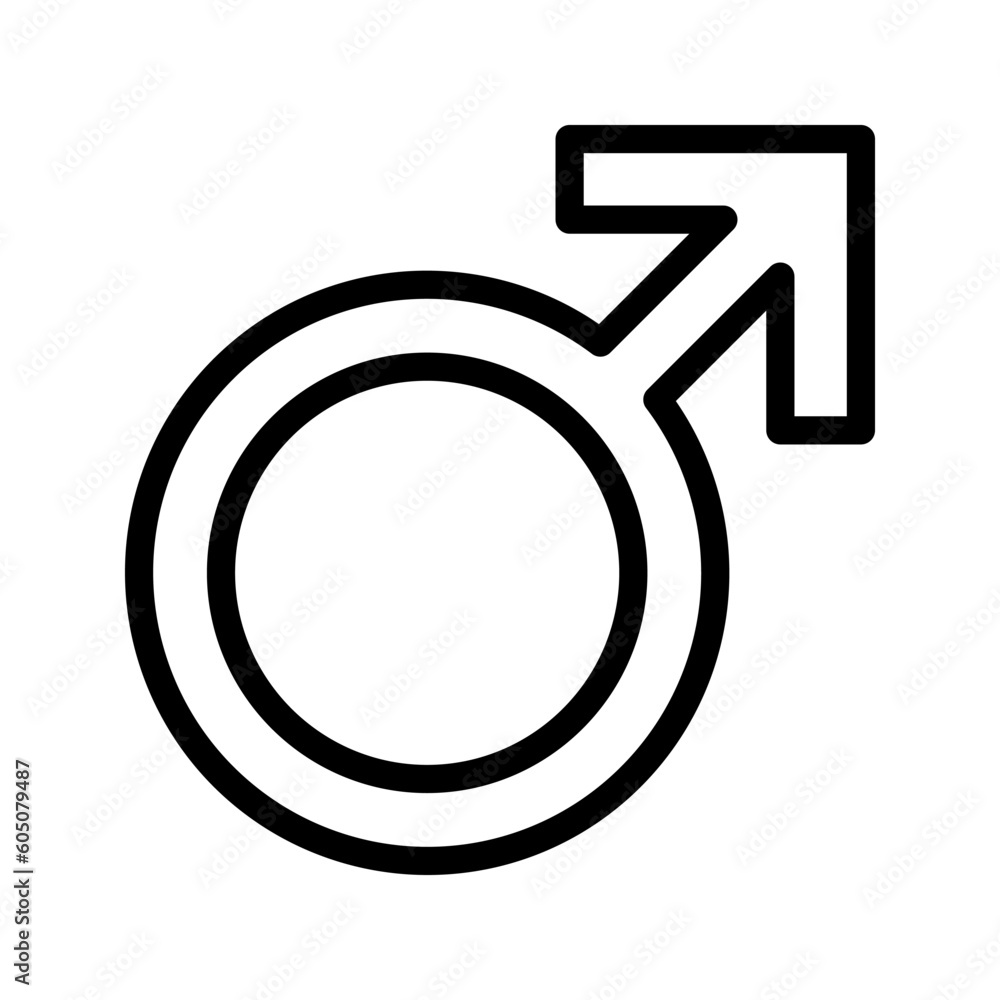 Male icon. sign for mobile concept and web design. vector illustration Male icon. sign for mobile concept and web design. vector illustration