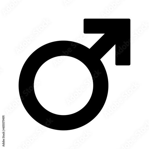 Male icon. sign for mobile concept and web design. vector illustration