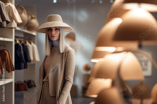 Fashion store close up shot - made with generative AI tools