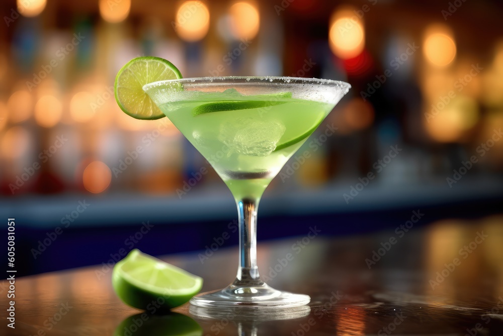 Daiquiri in a close-up shot, macro shot - made with generative AI tools Daiquiri in a close-up shot, macro shot - made with generative AI tools
