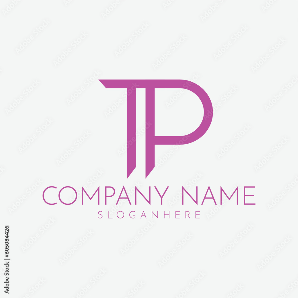 design a clever monogram logo in letter TP design a clever monogram logo in letter TP