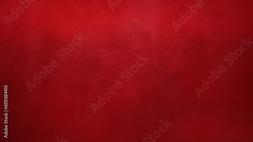 Red Velvet Fabric Texture Background - Textile Material - Generative AI