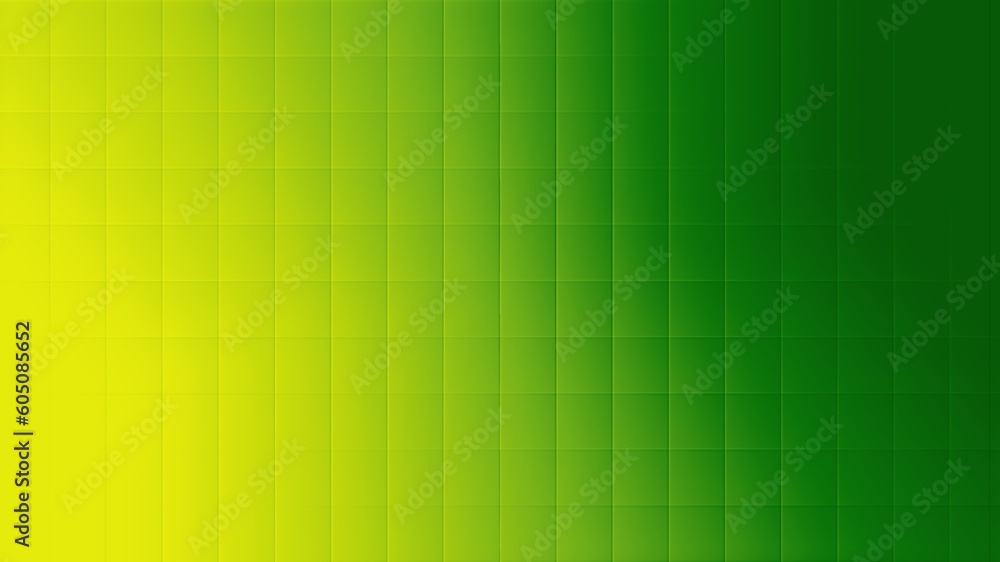 Illustration of a yellow-green background with a transparent square mosaic Illustration of a yellow-green background with a transparent square mosaic
