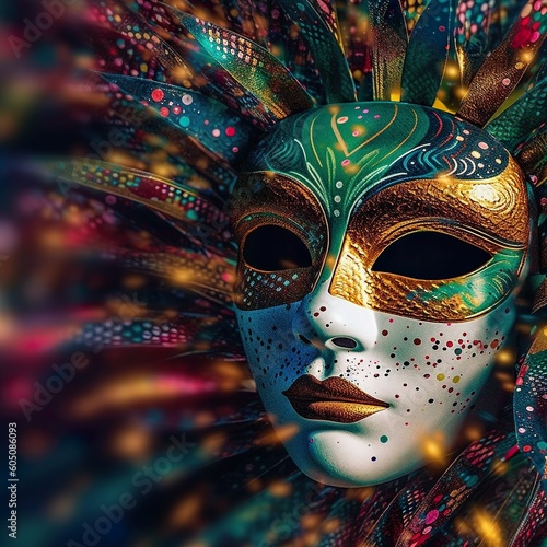 Mystical Masquerade: Captivating Mardi Gras Masks Unveiled photo