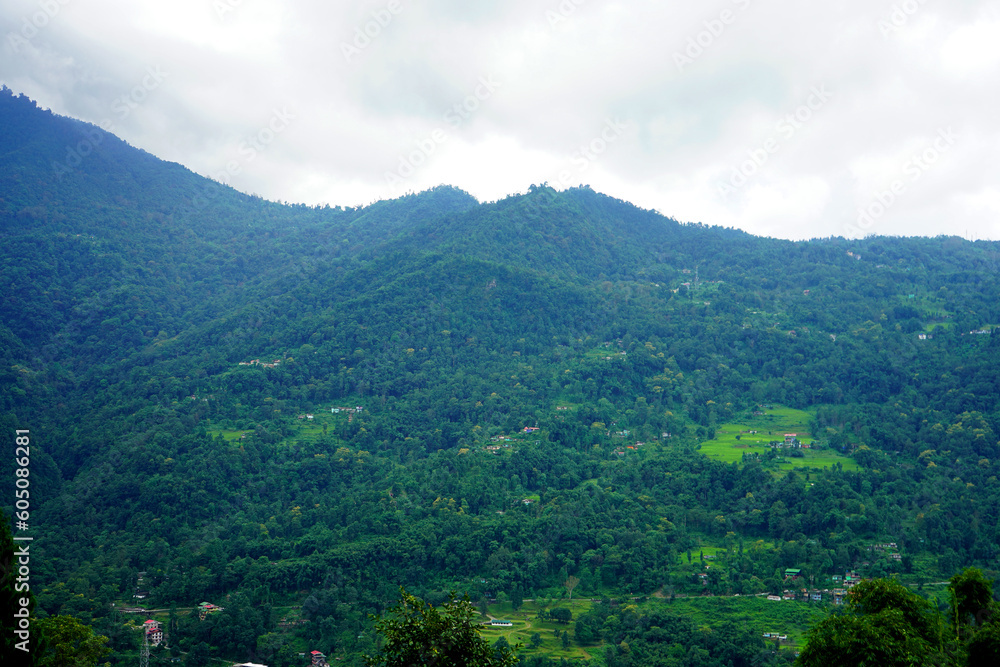 Green Mountain range and Offbeat Villages in Sikkim Green Mountain range and Offbeat Villages in Sikkim