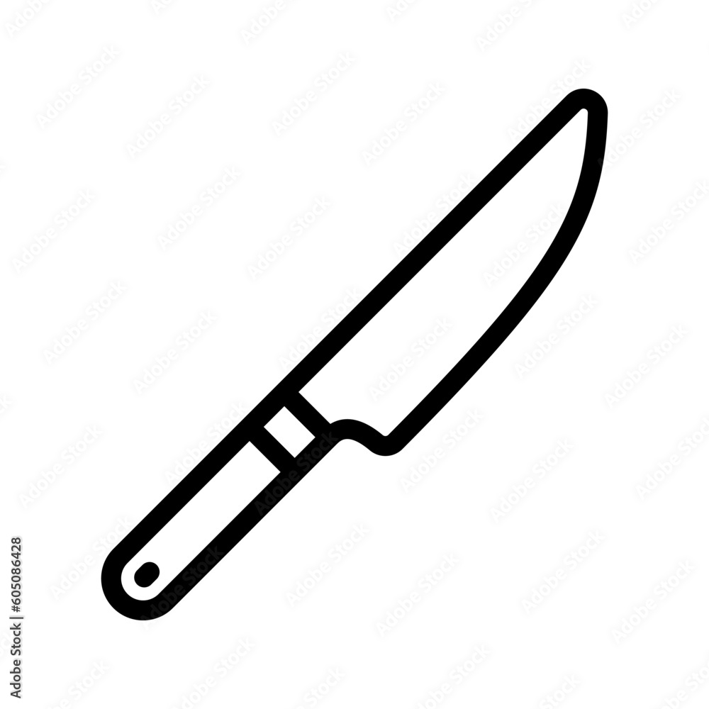 Knife icon. sign for mobile concept and web design. vector illustration Knife icon. sign for mobile concept and web design. vector illustration