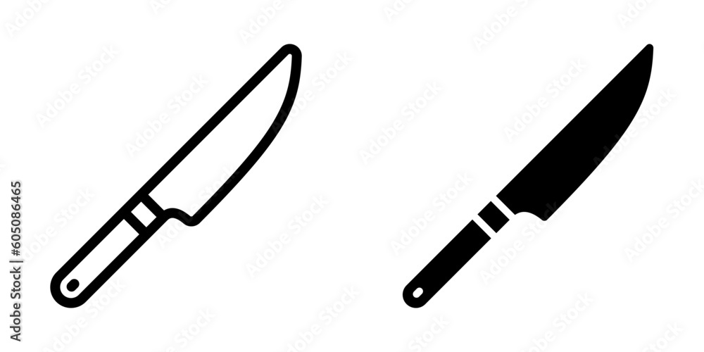 Knife icon. sign for mobile concept and web design. vector illustration Knife icon. sign for mobile concept and web design. vector illustration