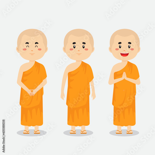 Budha Character with Various Expression