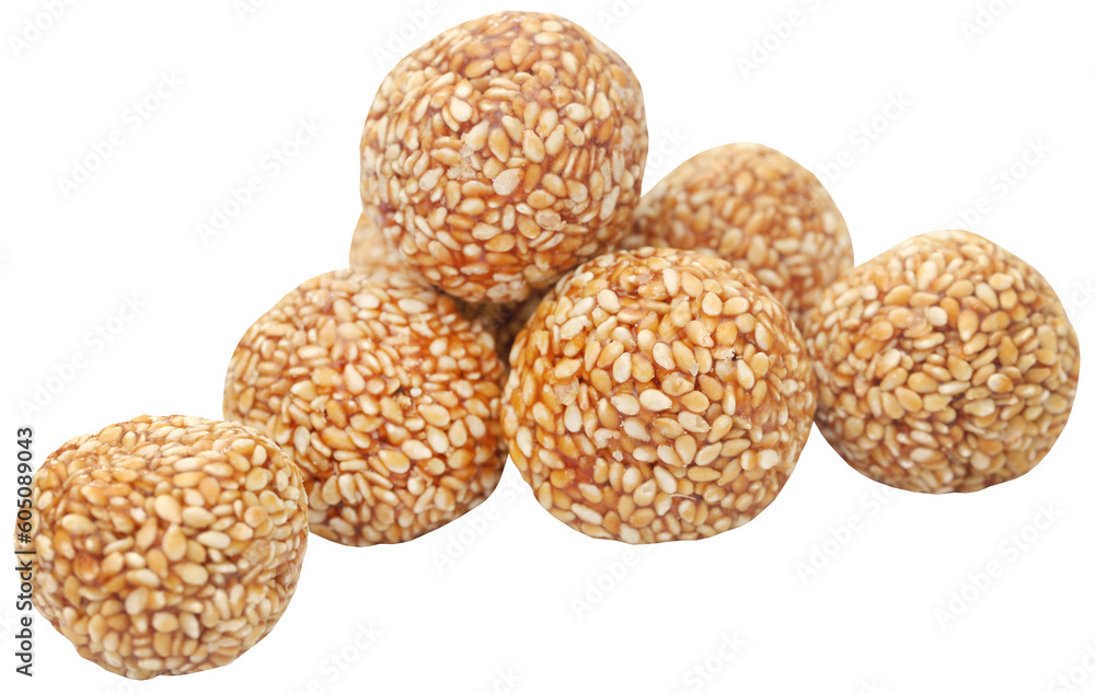 Sesame caramel laddu Sesame caramel laddu