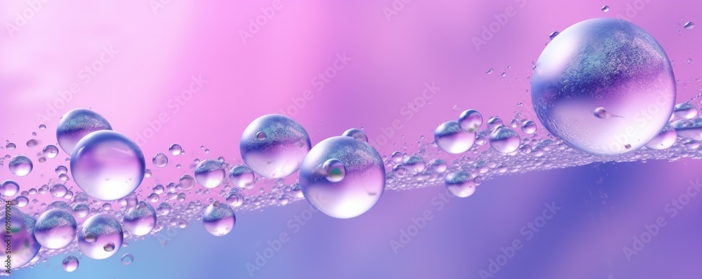 horizontal underwater bubbles, in lavender and turquoise water, abstract, photorealistic illustrations for a product display background cutout in JPG. 10:4 aspect. Generative AI horizontal underwater bubbles, in lavender and turquoise water, abstract, photorealistic illustrations for a product display background cutout in JPG. 10:4 aspect. Generative AI