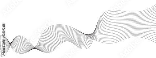 Abstract grey smoke wavy curve lines design for banner, brochure, flyer, template, wallpaper background.