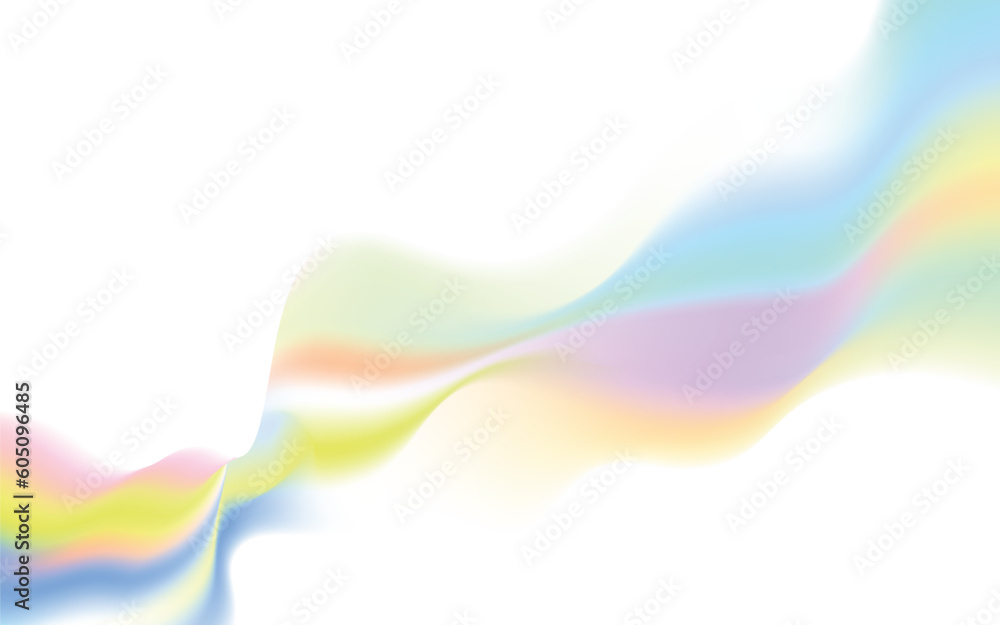 Fototapeta premium 3D abstract color gradient background liquify colorful
