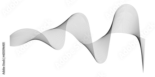 Abstract Digital Line Waves 05