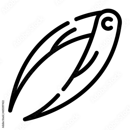 tweezers Line Icon