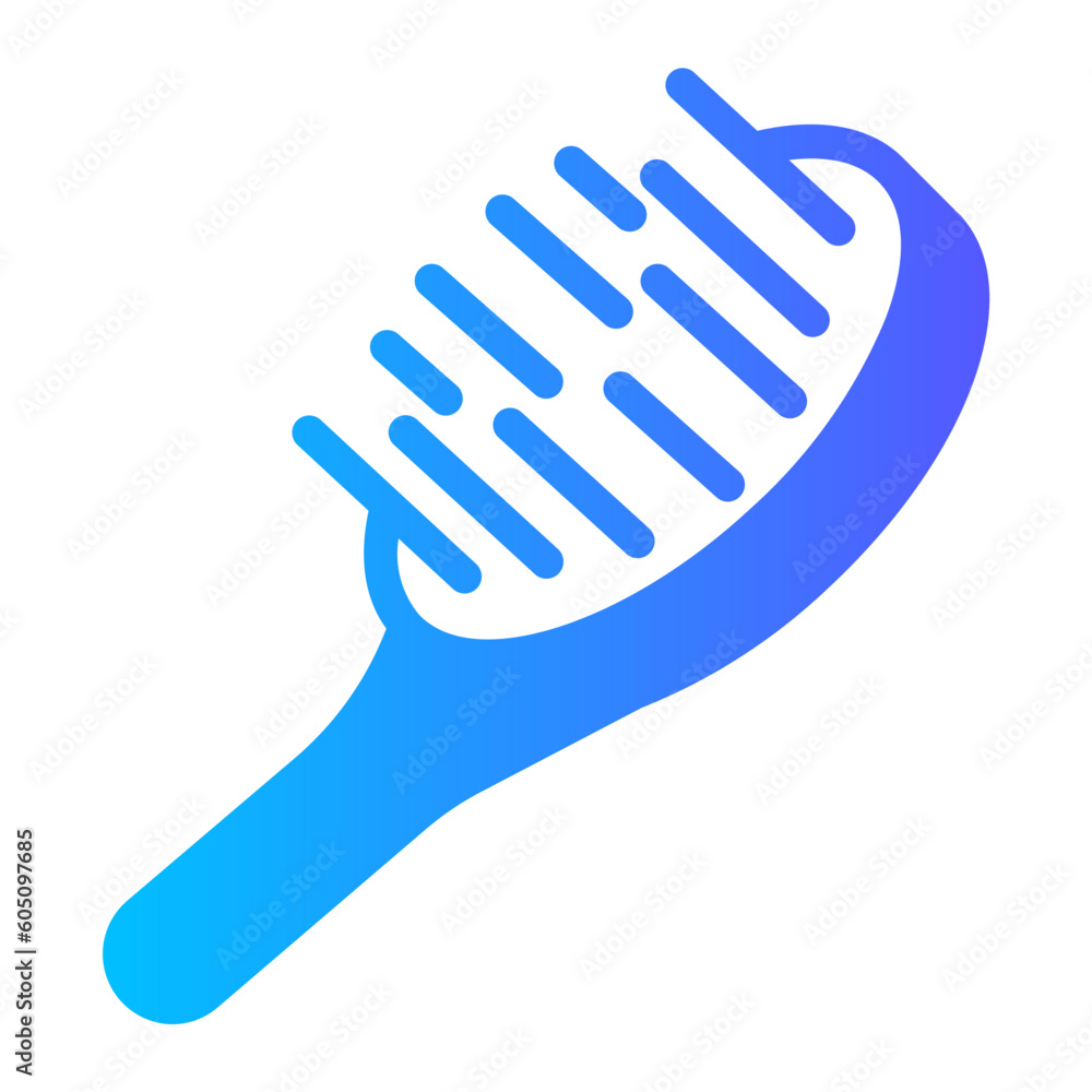 hair brush Gradient icon hair brush Gradient icon