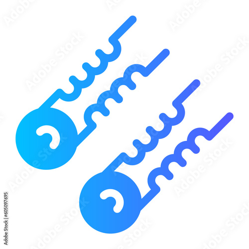 hair pins Gradient icon