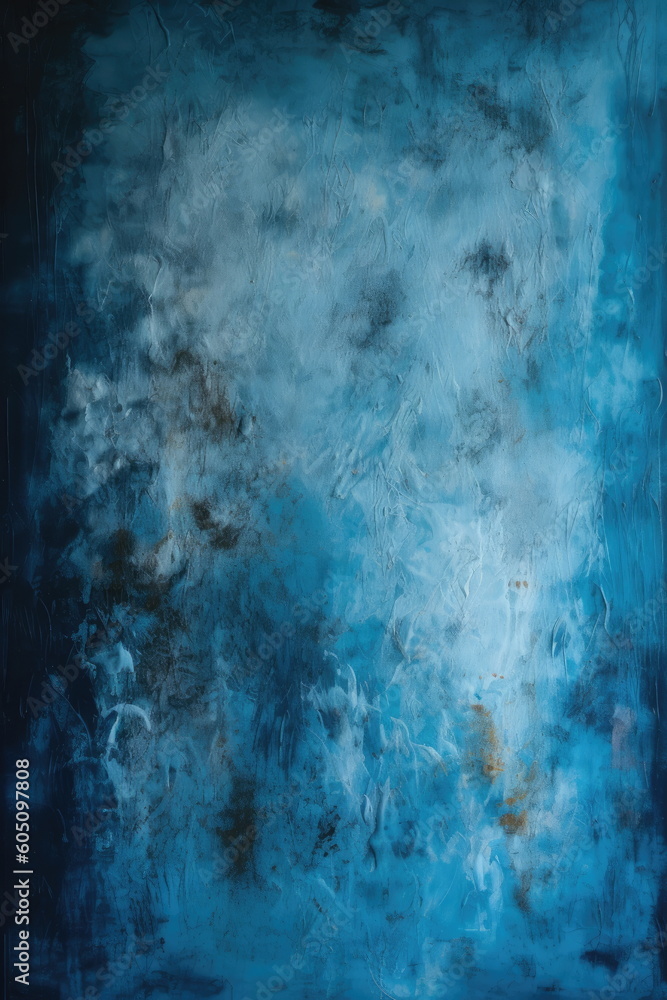 Obraz premium photo background for portrait blue color paint texture