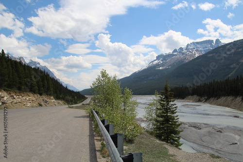 View Along The Icefields Parkway, Banff National Park, Alberta