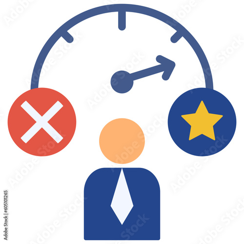 achievement flat style icon