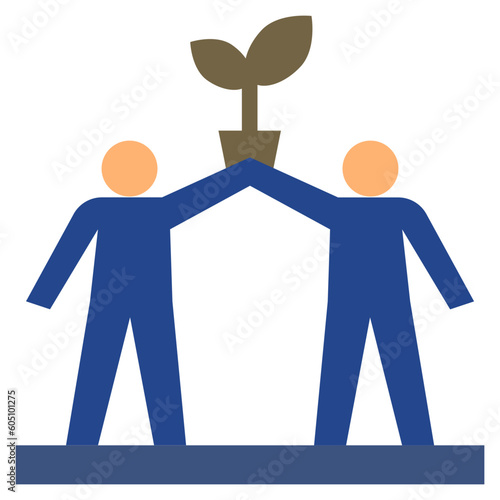 afforest flat style icon