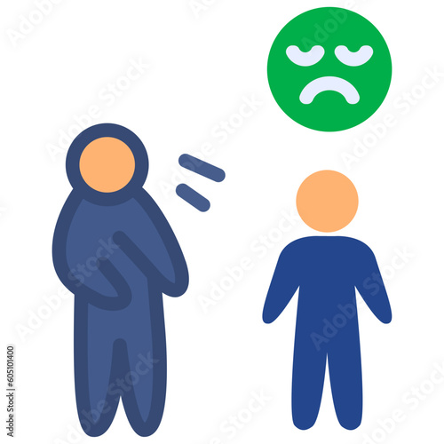 blame flat style icon