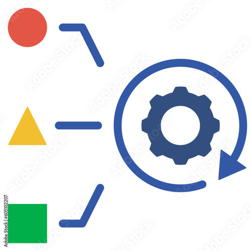input flat style icon