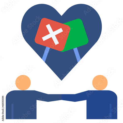 unite flat style icon